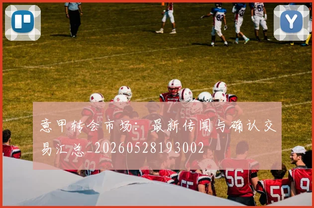 意甲转会市场：最新传闻与确认交易汇总_20260528193002